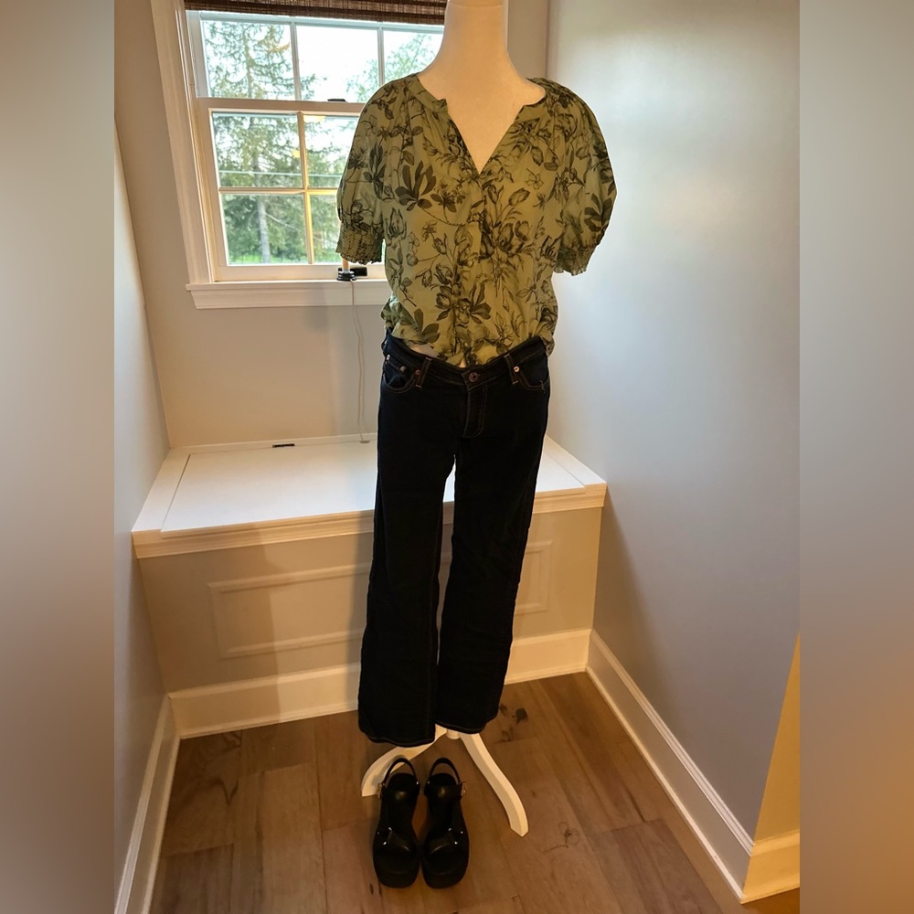 Ag Adriano Goldschmied Blue  Boot Cut Jeans